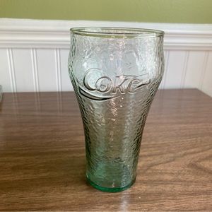 Vintage Dimpled Coca-Cola And Coke Glass
